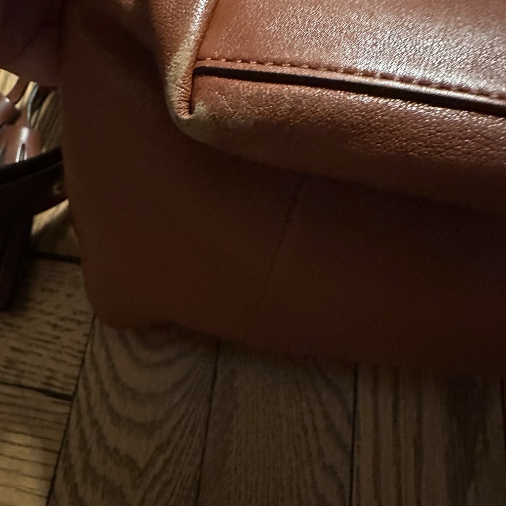 Vintage Coach bag brown leather with tassels - Picture 5 of 12